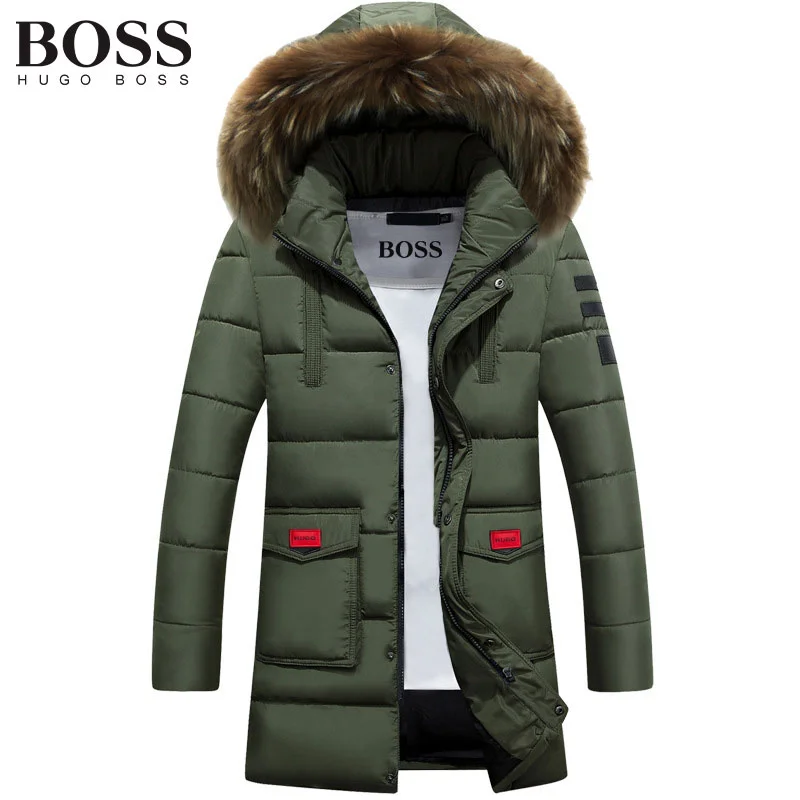 Men's winter warm and airy parka