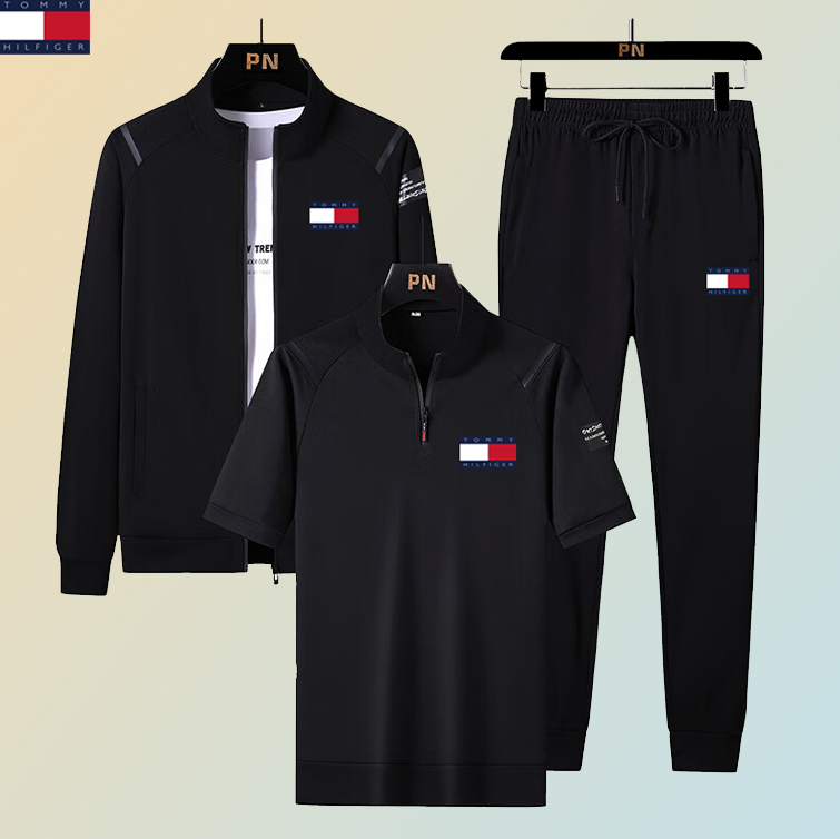 Divatos, új, három részes férfi hétköznapi sportkészlet - Korlátozott idejű ajánlat, akciós