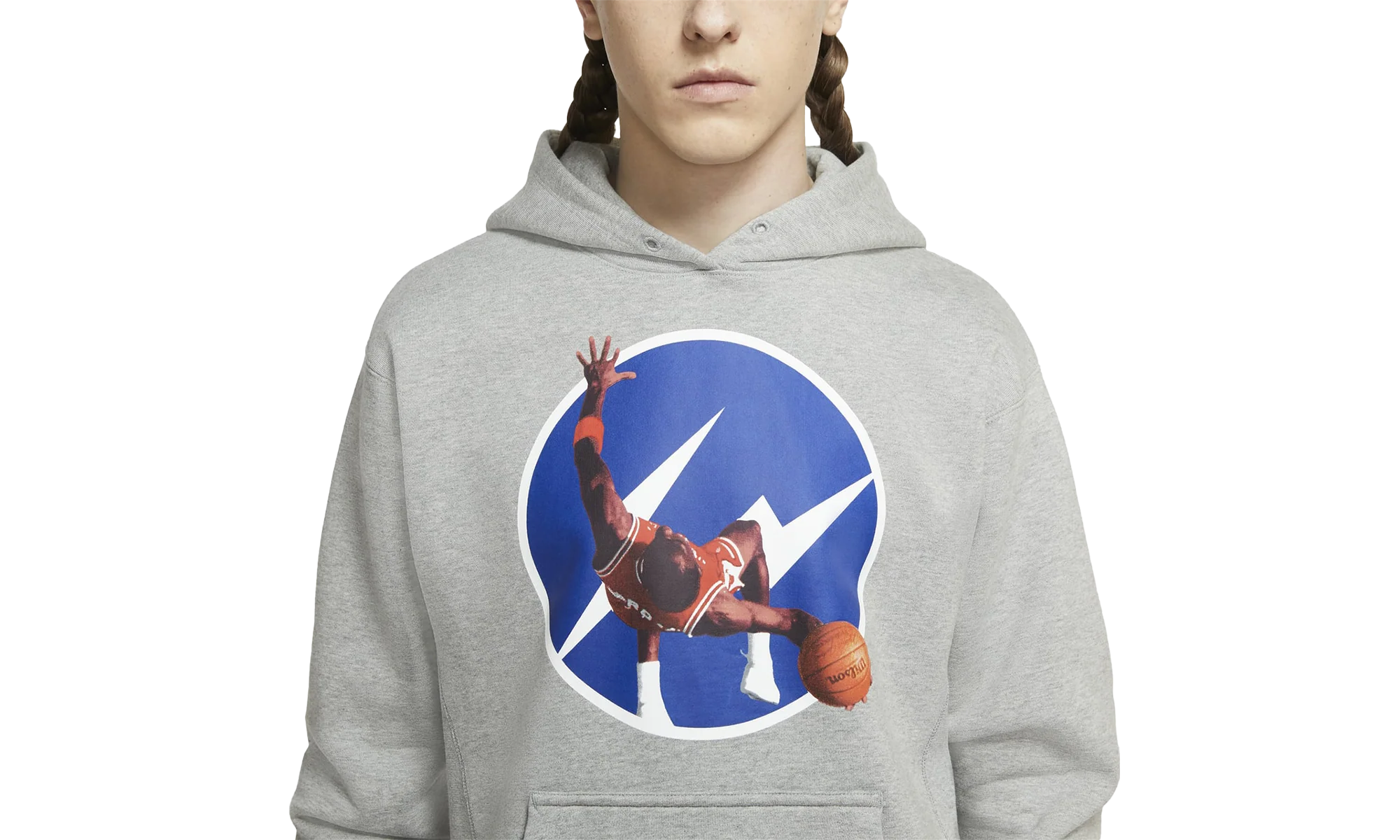 Fragment Image Pullover Hoodie 