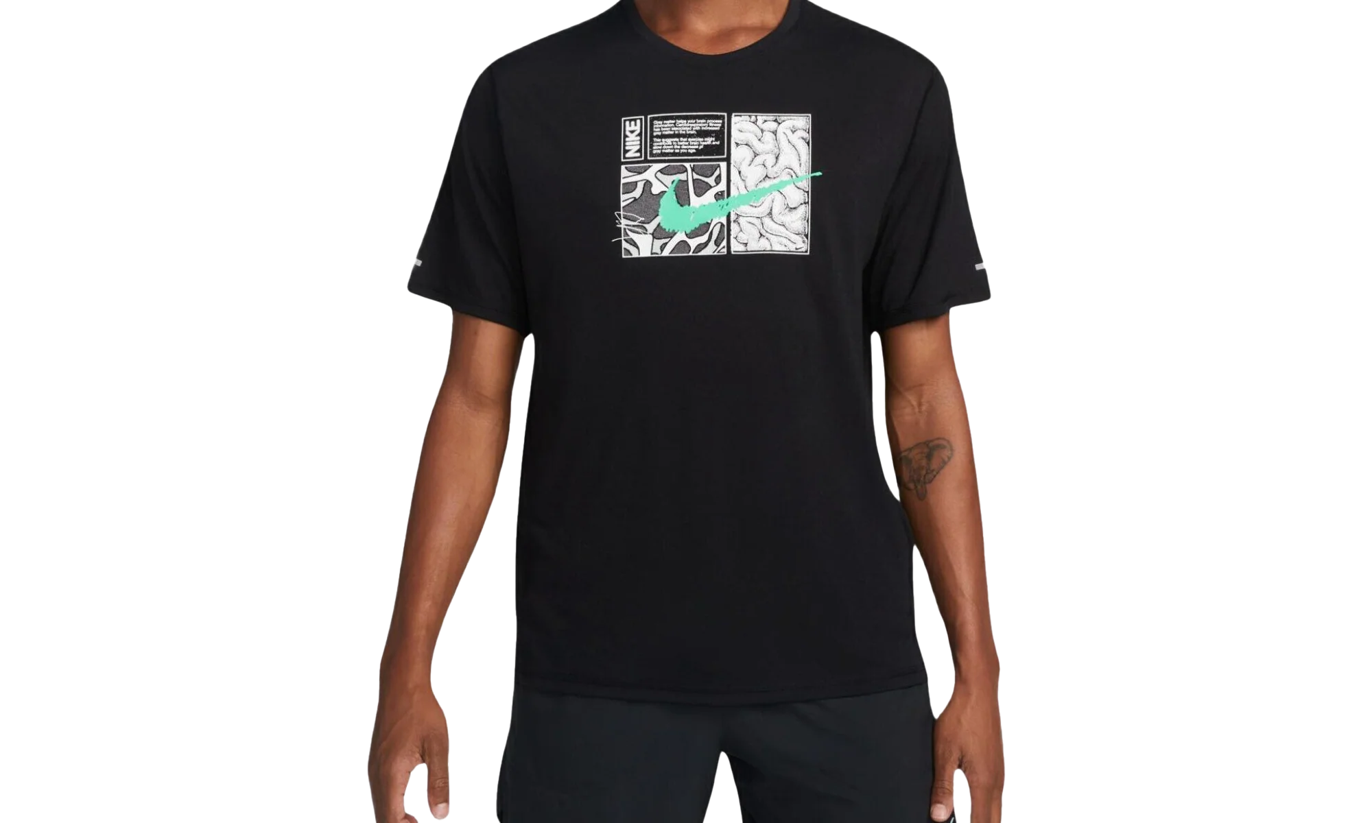 Mens Dri-fit Miler Dye Short Sleeves Tee 