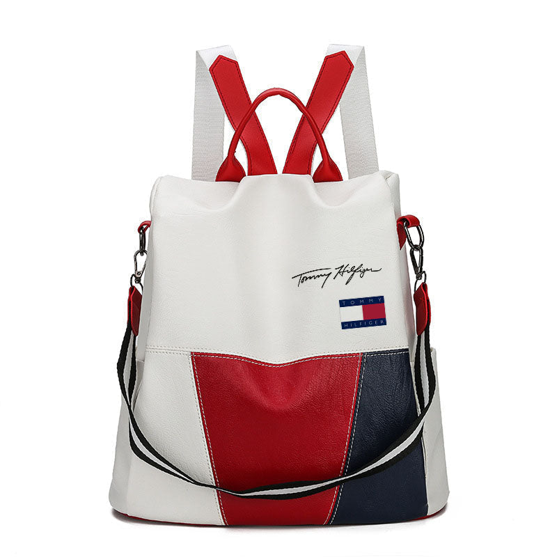 sieviešu mīkstas ādas plecu soma