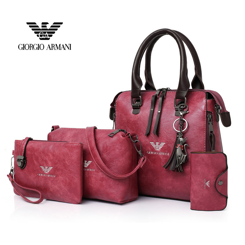 Rokassomu komplekts, dabīgā āda