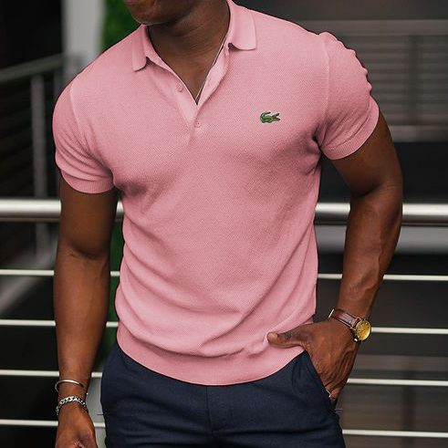 Pre-Order Men's Short Sleeve Polo Collar