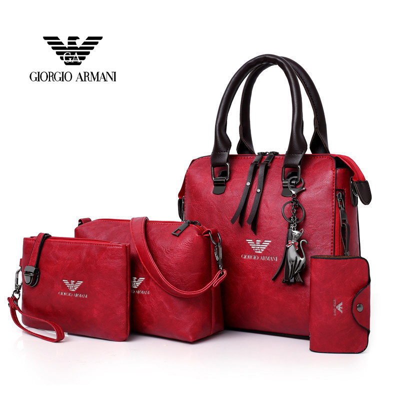 Rokassomu komplekts, dabīgā āda