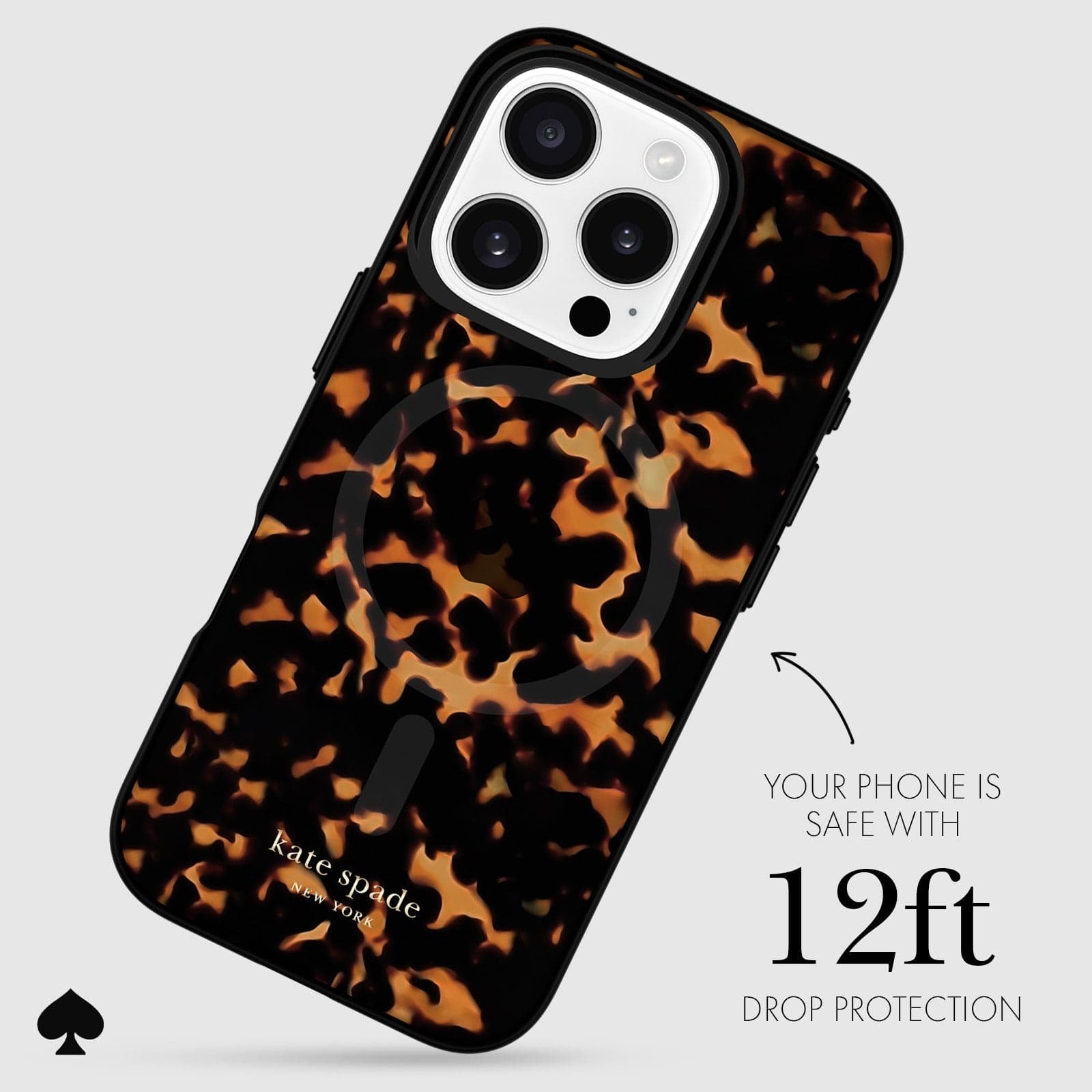 kate spade new york Tortoiseshell MagSafe – iP 16 Pro