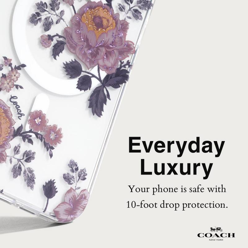 Coach Moody Floral MagSafe – iP 15 Pro