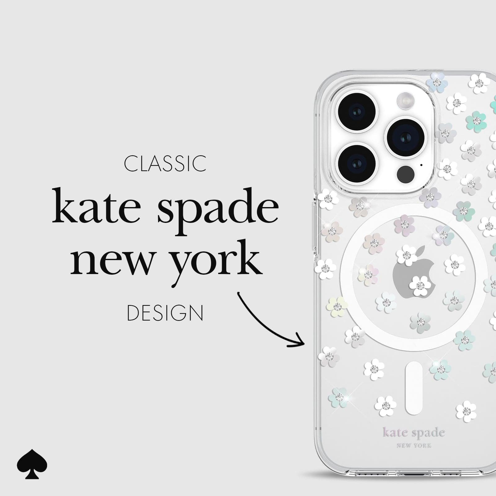 kate spade new york Scattered Flowers MagSafe – iP 15 Pro