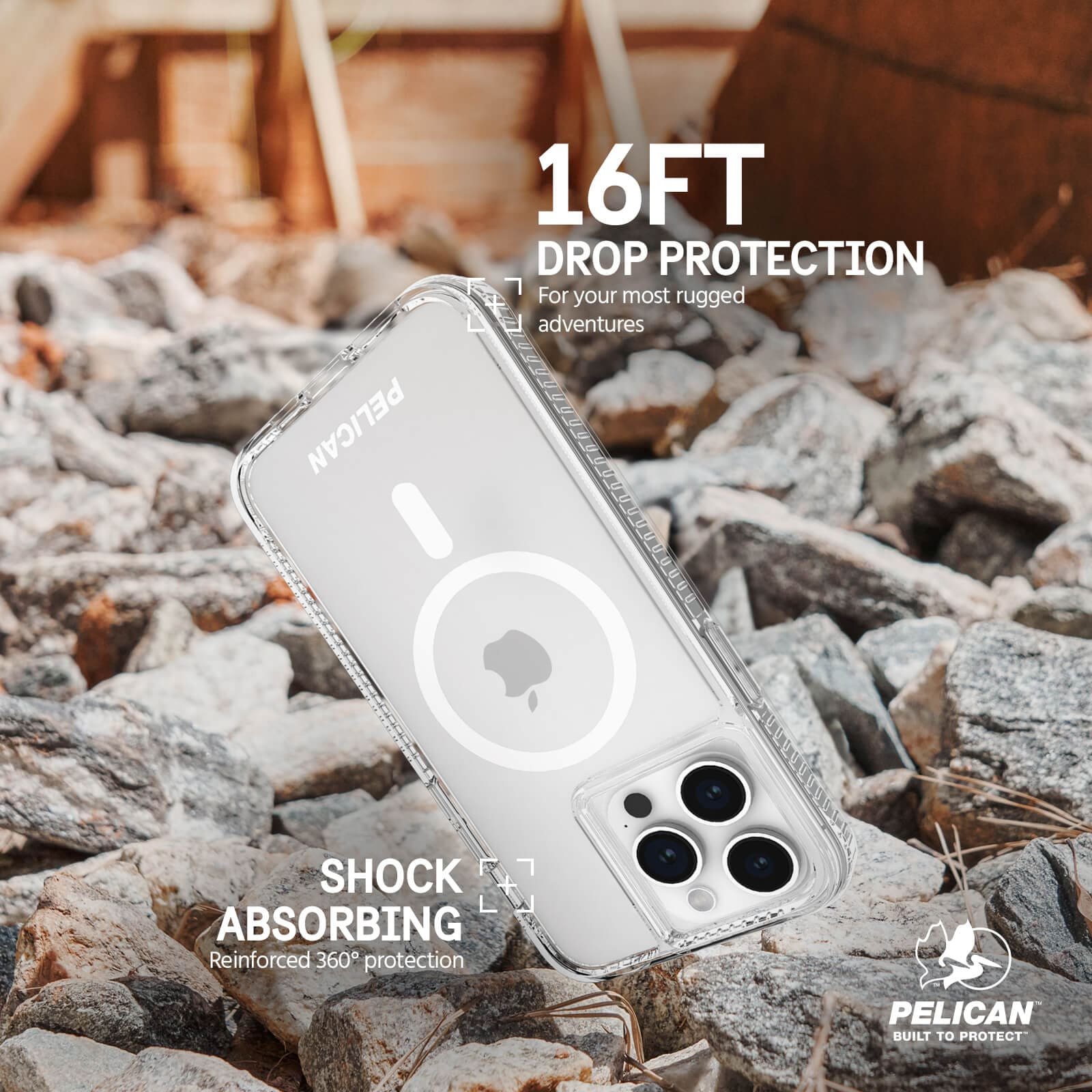 Pelican Protector Clear MagSafe – iP 15 Pro