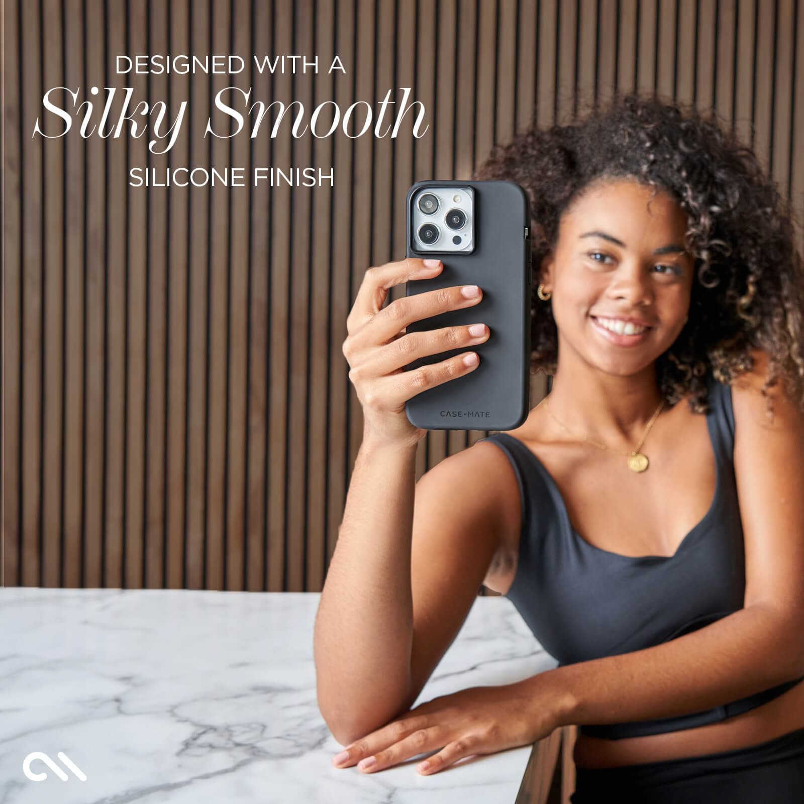 Silicone Black MagSafe – iP 15 Pro