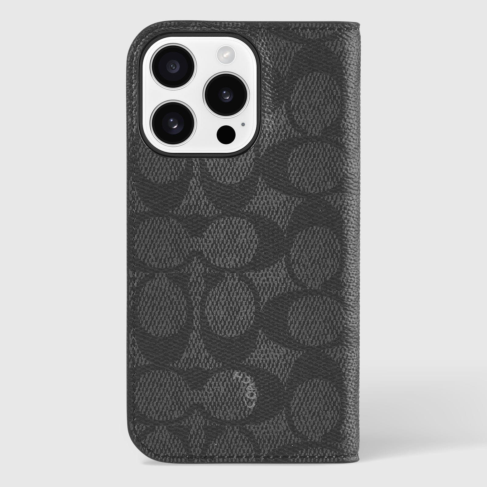 Coach Folio Signature Charcoal – iP 16 Pro