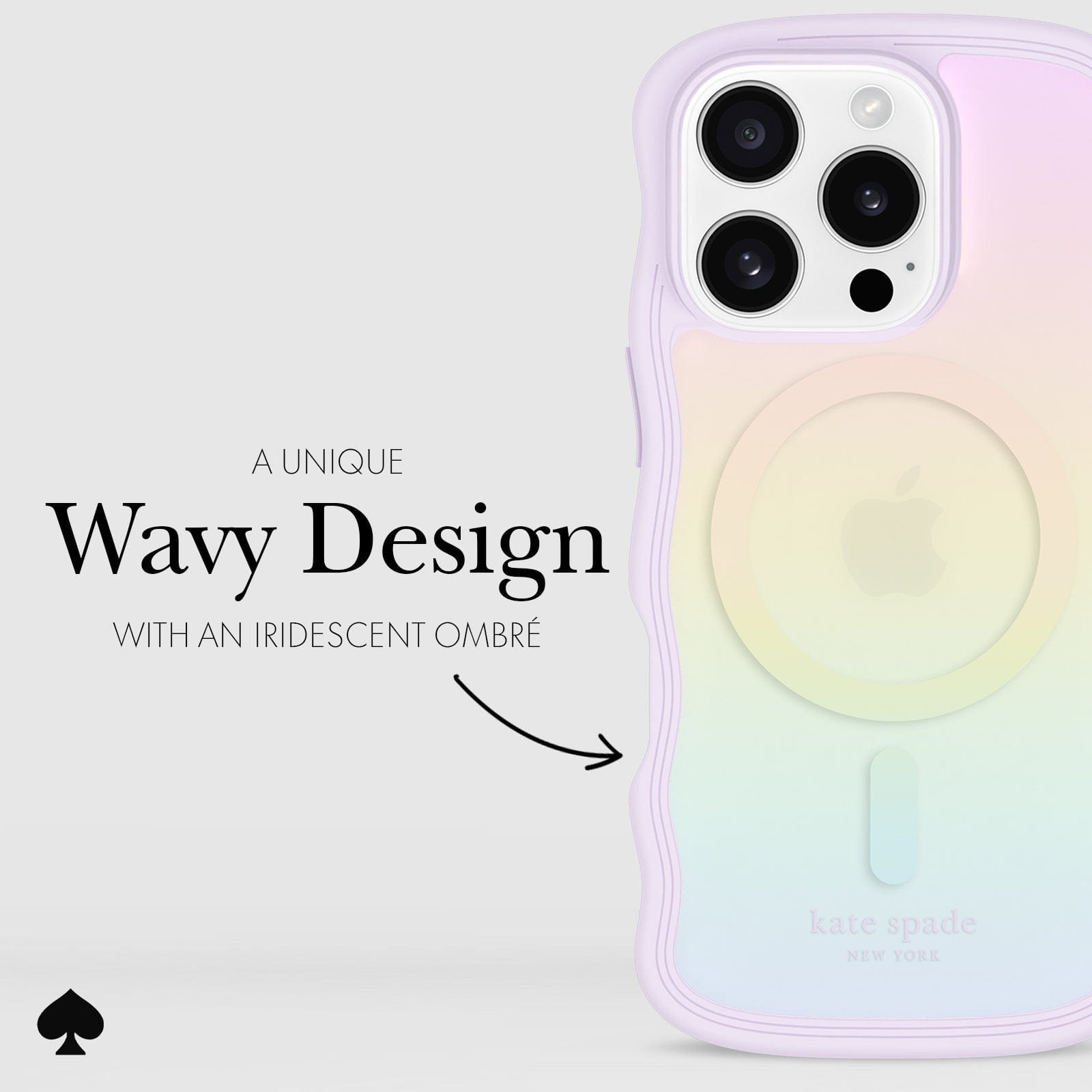 kate spade new york Wavy Opal Iridescent MagSafe – iP 16 Pro