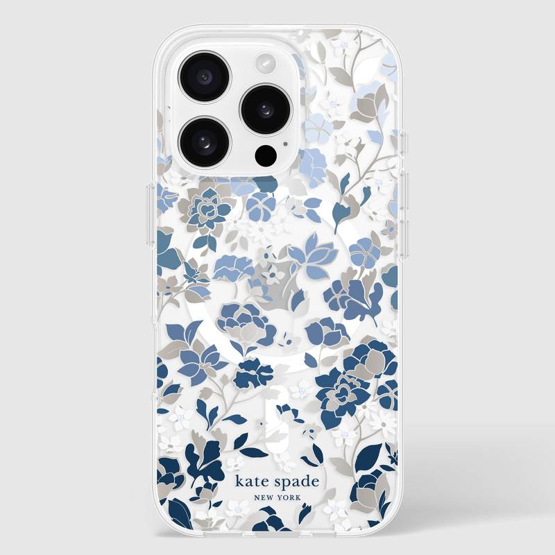 kate spade new york Flowerbed Blue MagSafe – iP 16 Pro
