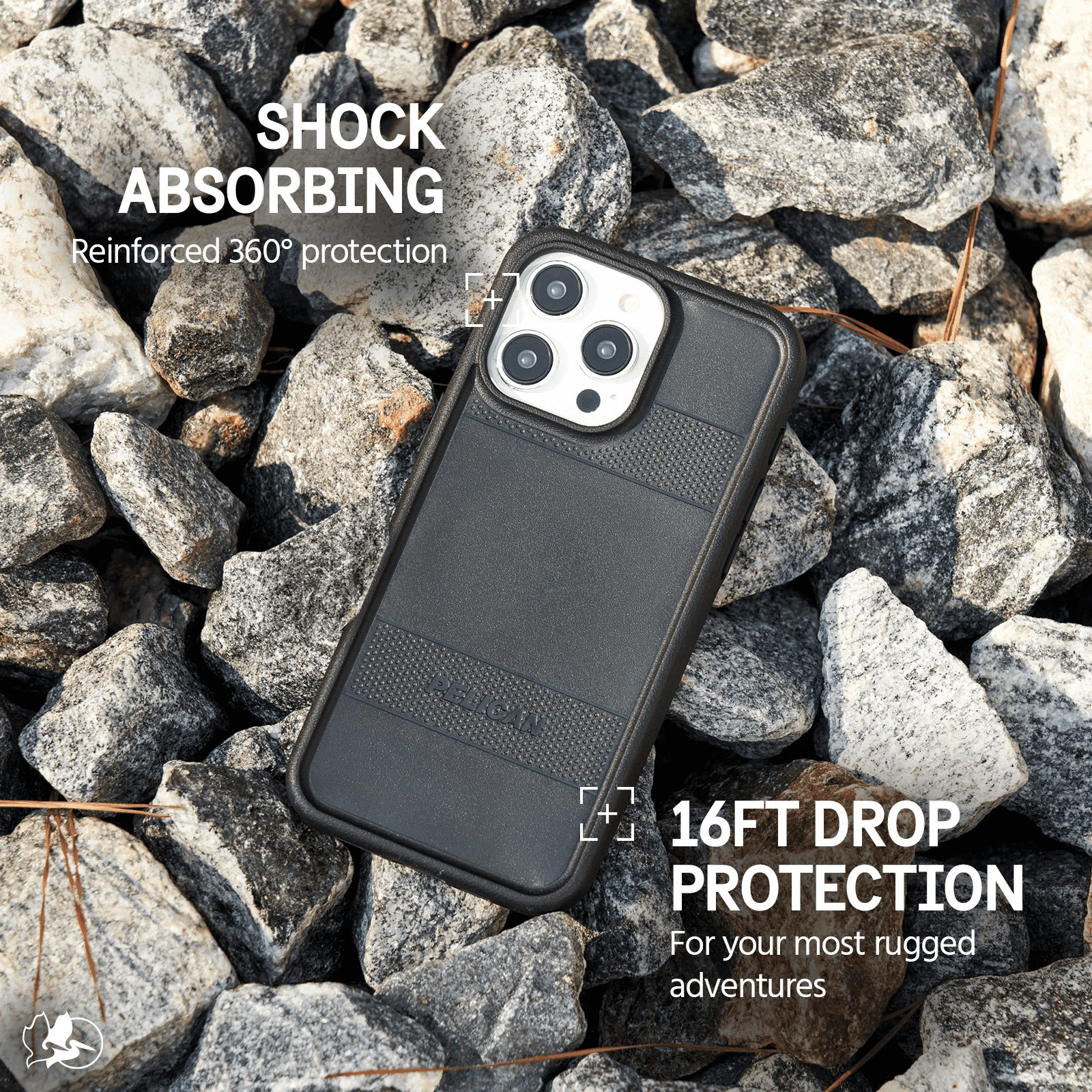 Pelican Protector Black MagSafe – iP 16 Pro Max