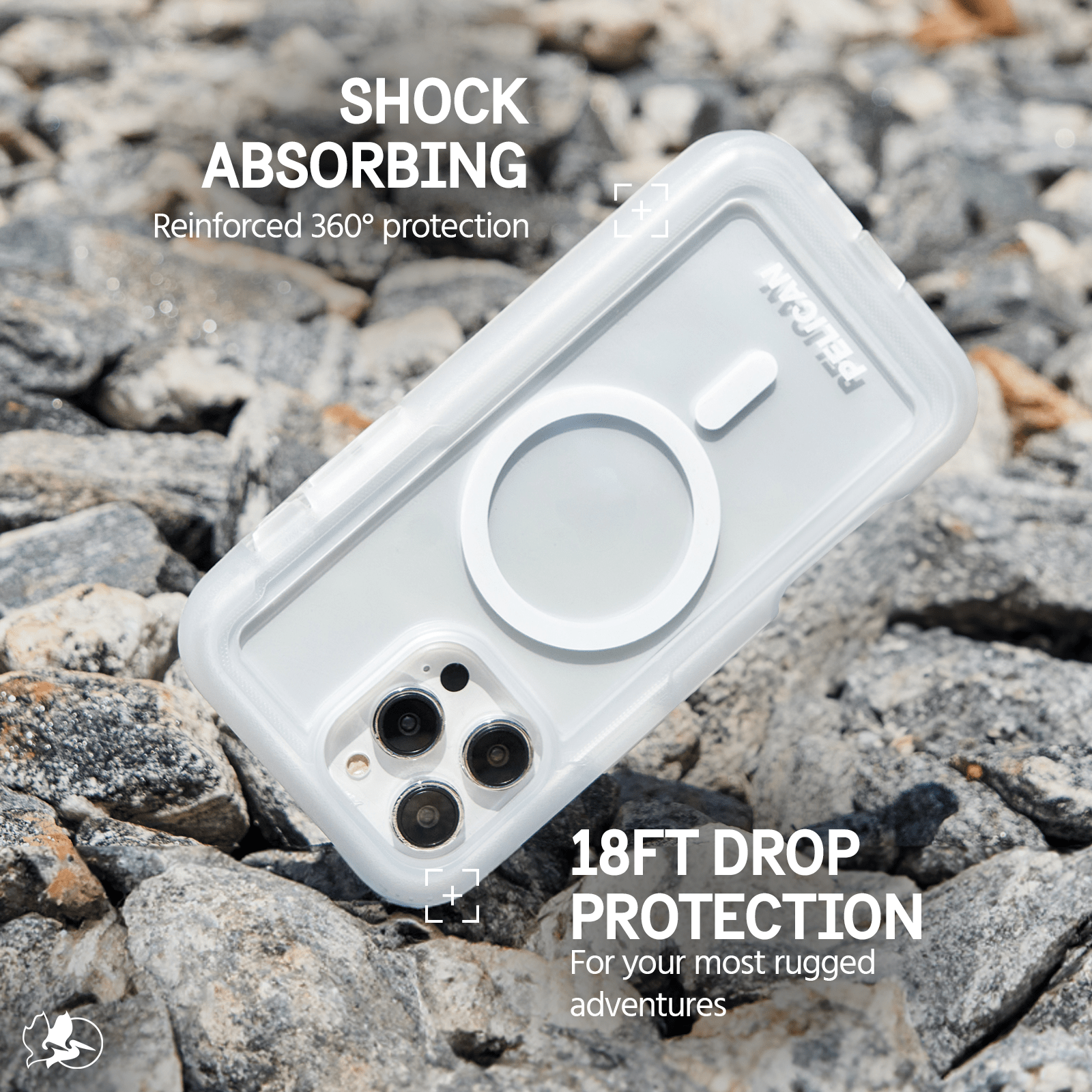 Pelican Voyager Clear MagSafe – iP 16 Pro Max