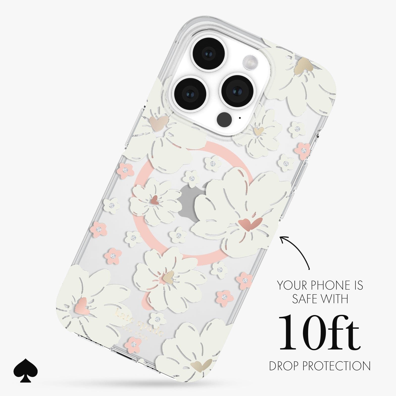 kate spade new york Classic Peony MagSafe – iP 15 Pro