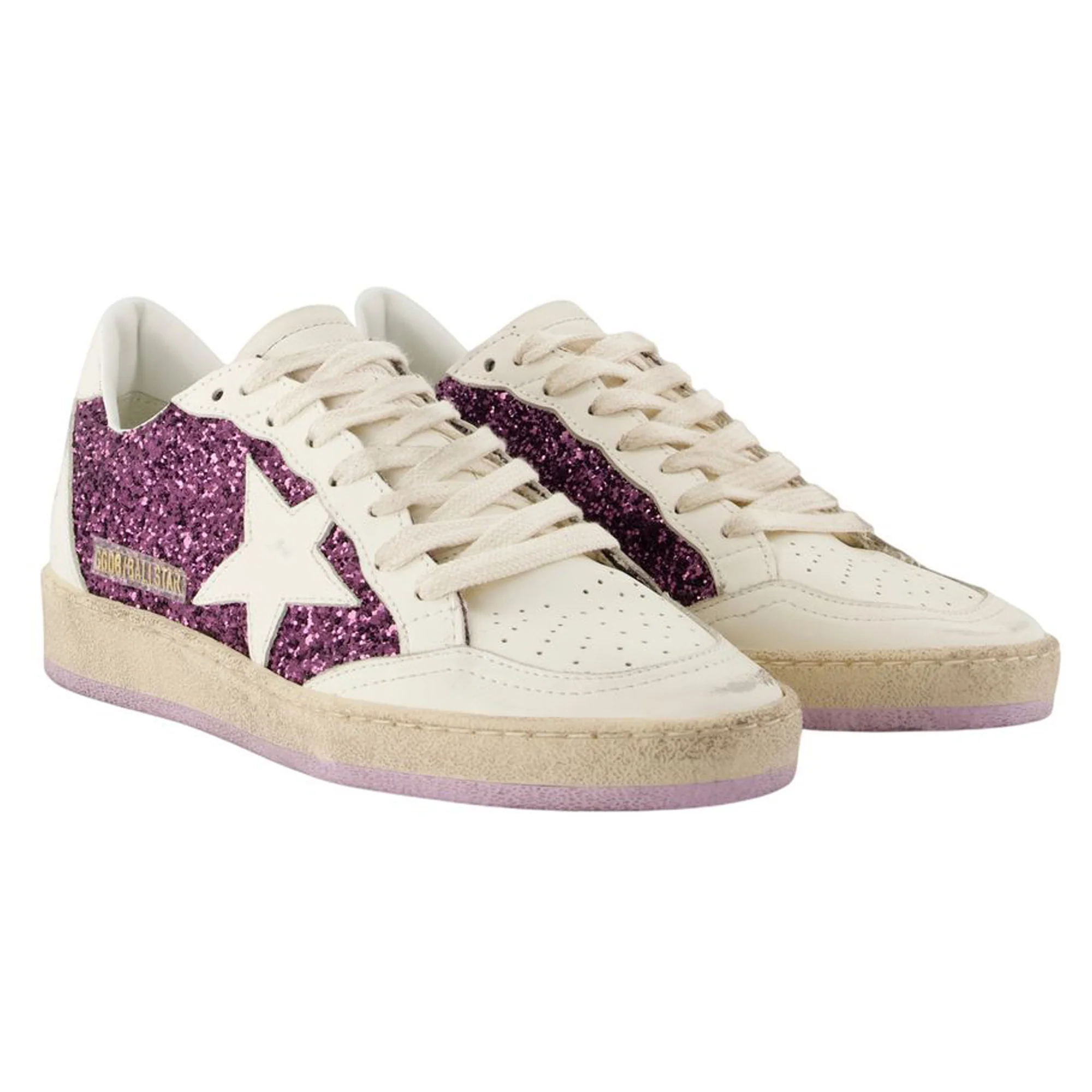 Ballstar Sneakers - Golden Goose Deluxe Brand - Leather - Purple