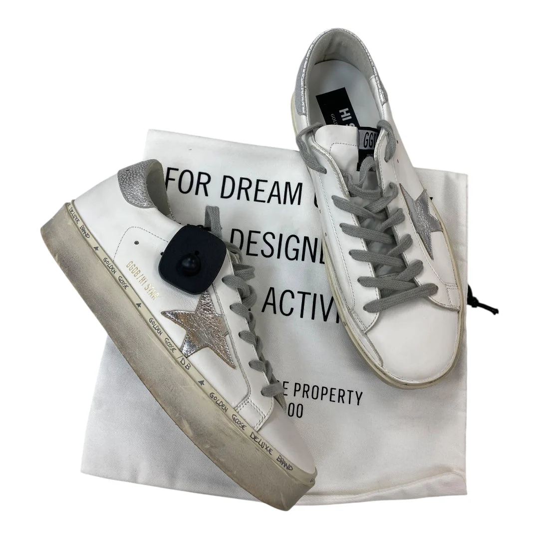Shoes Luxury Designer By Golden Goose In White, Size:9.5