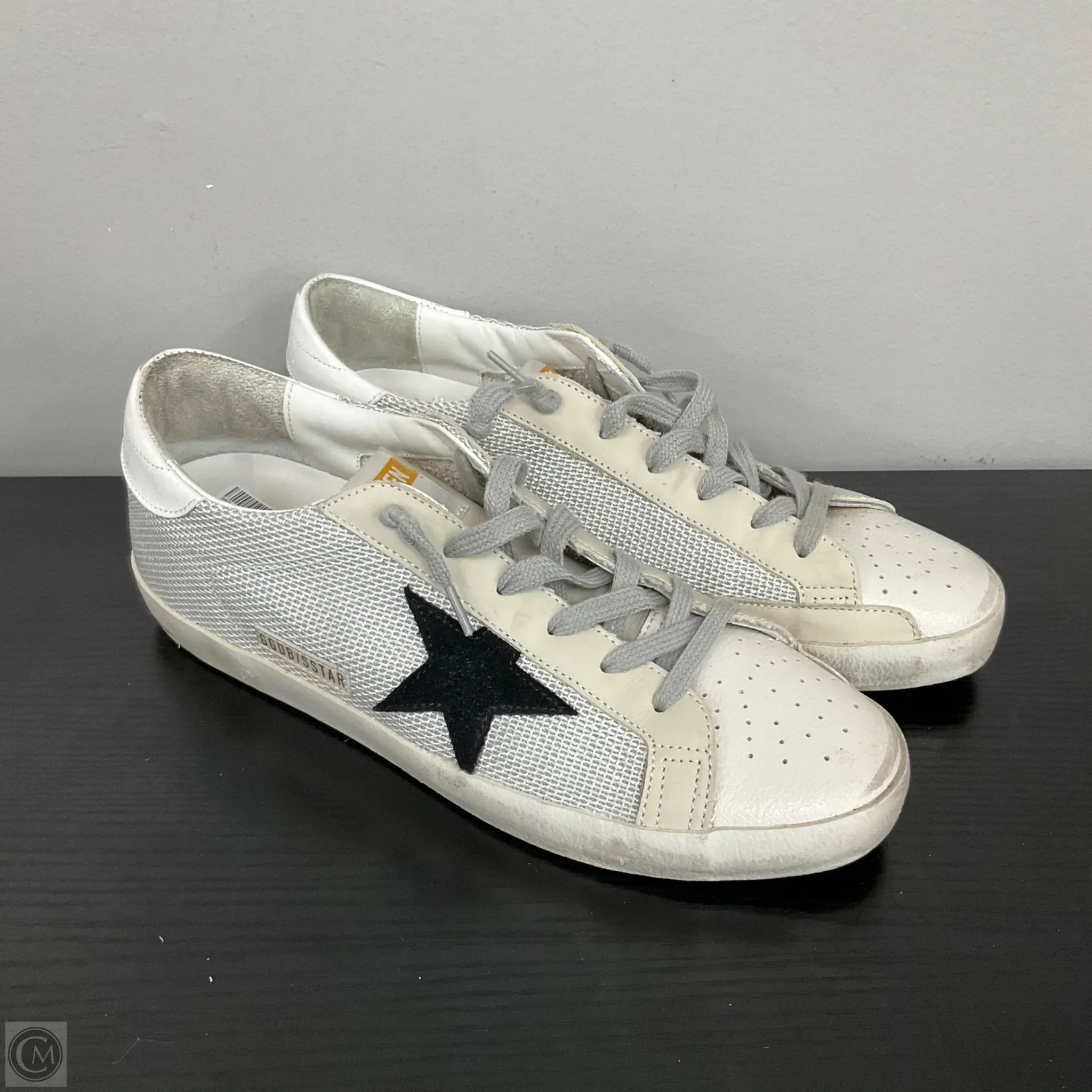 Shoes Luxury Designer By Golden Goose In Grey, Size: 10.5