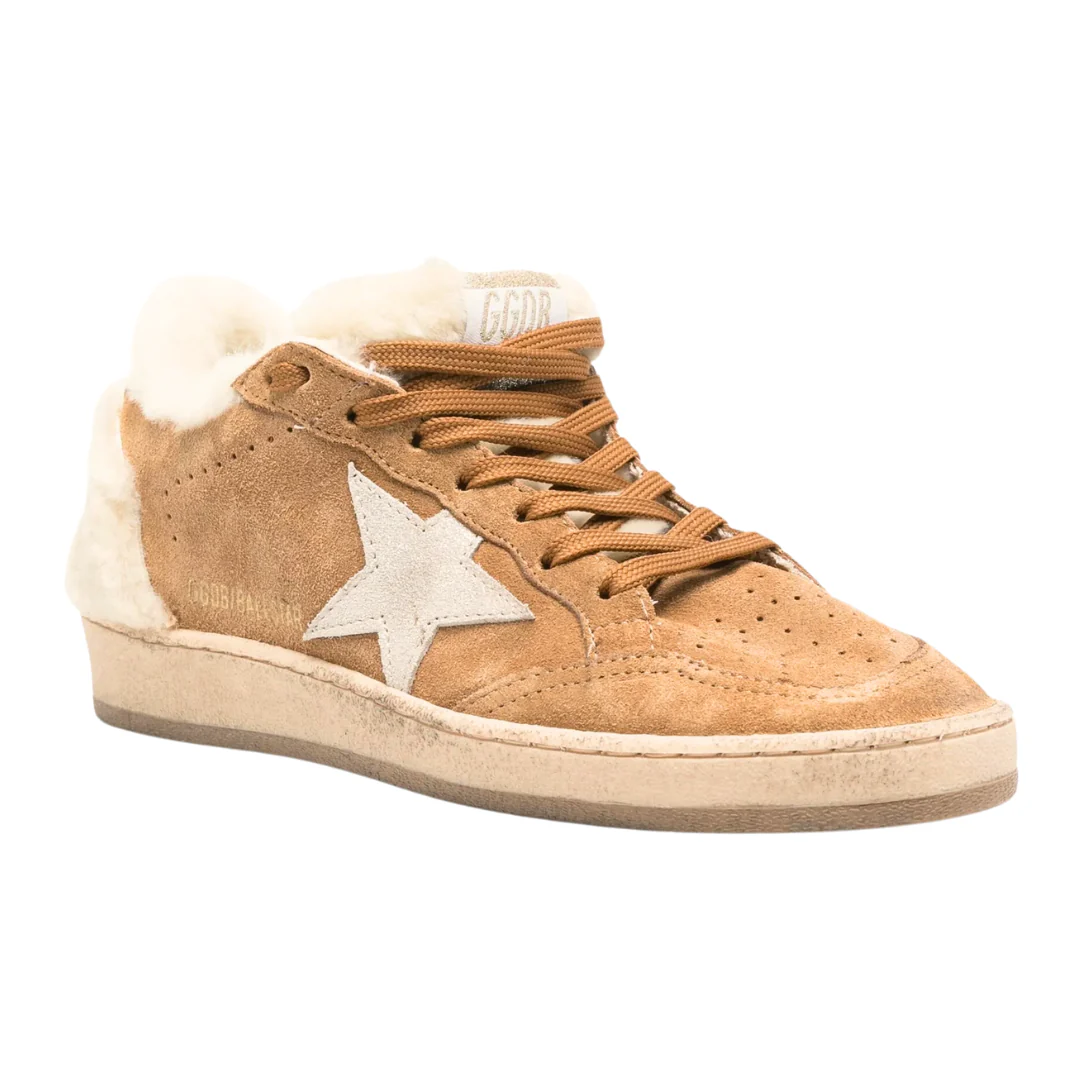 Shearling & Suede Ball Star