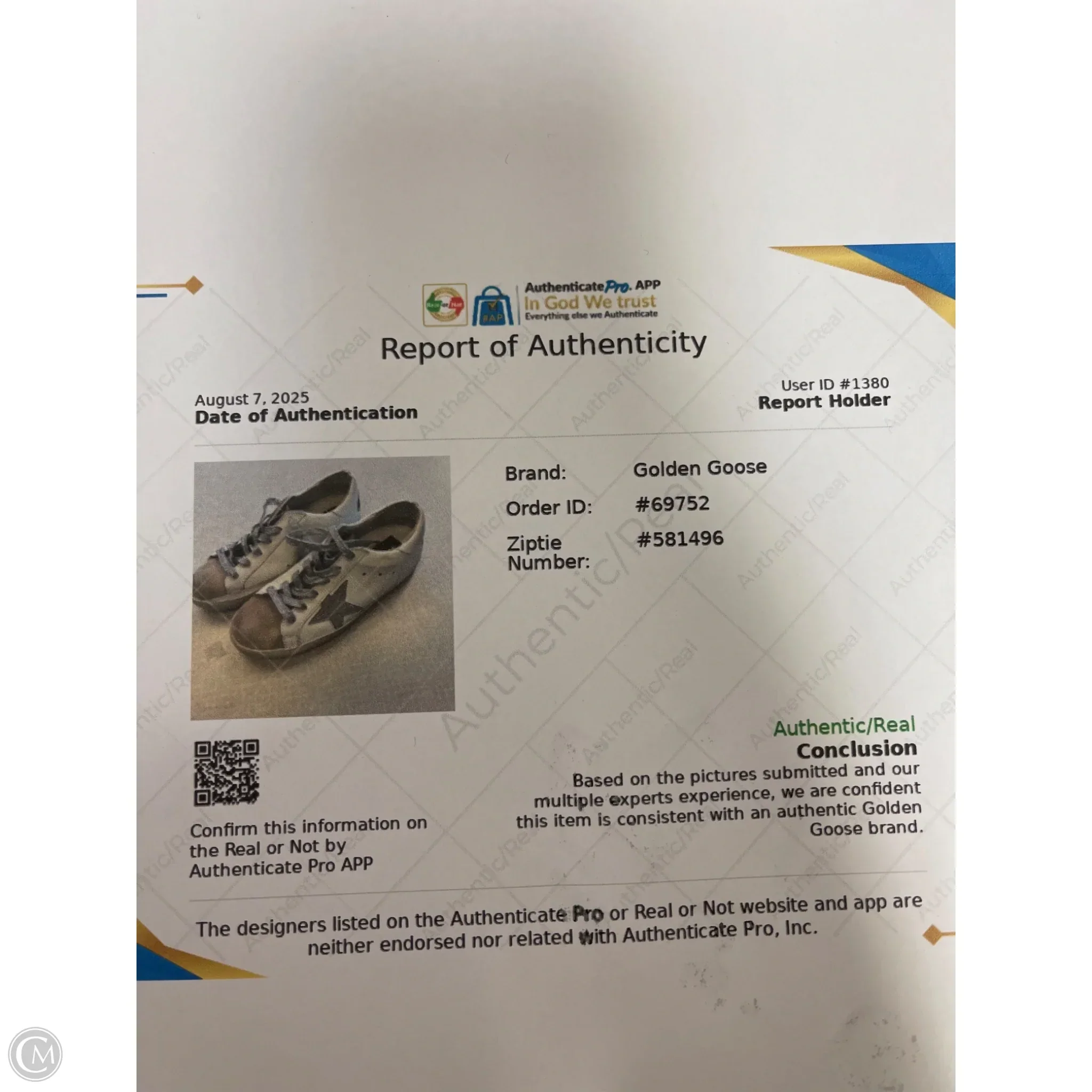 Shoes Luxury Designer By Golden Goose In White, Size: 6.5