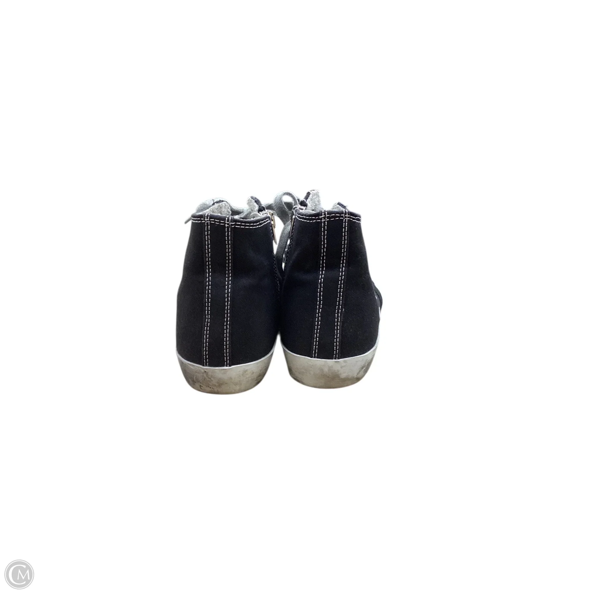 Shoes Sneakers By Golden Goose In Black White, Size: 5