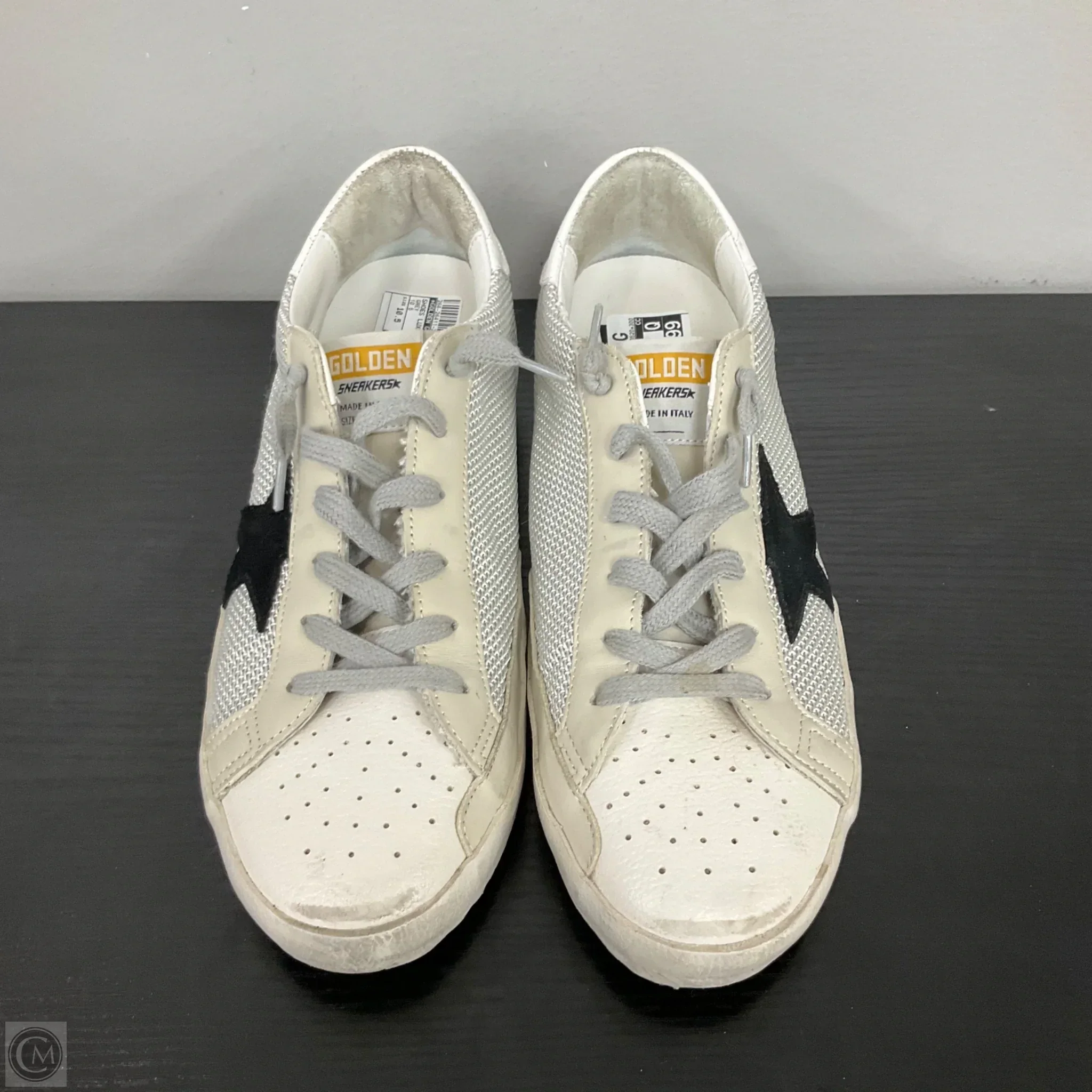 Shoes Luxury Designer By Golden Goose In Grey, Size: 10.5