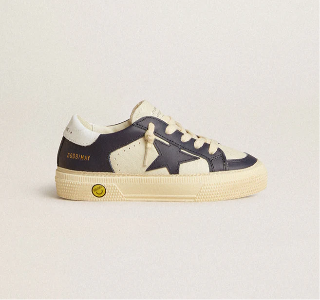 Golden Goose White Navy Star Sneaker