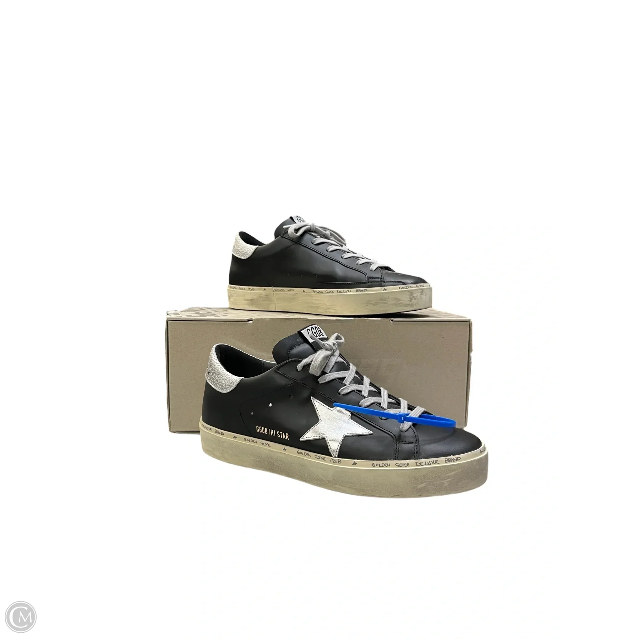 Shoes Luxury Designer By Golden Goose In Black, Size: 10