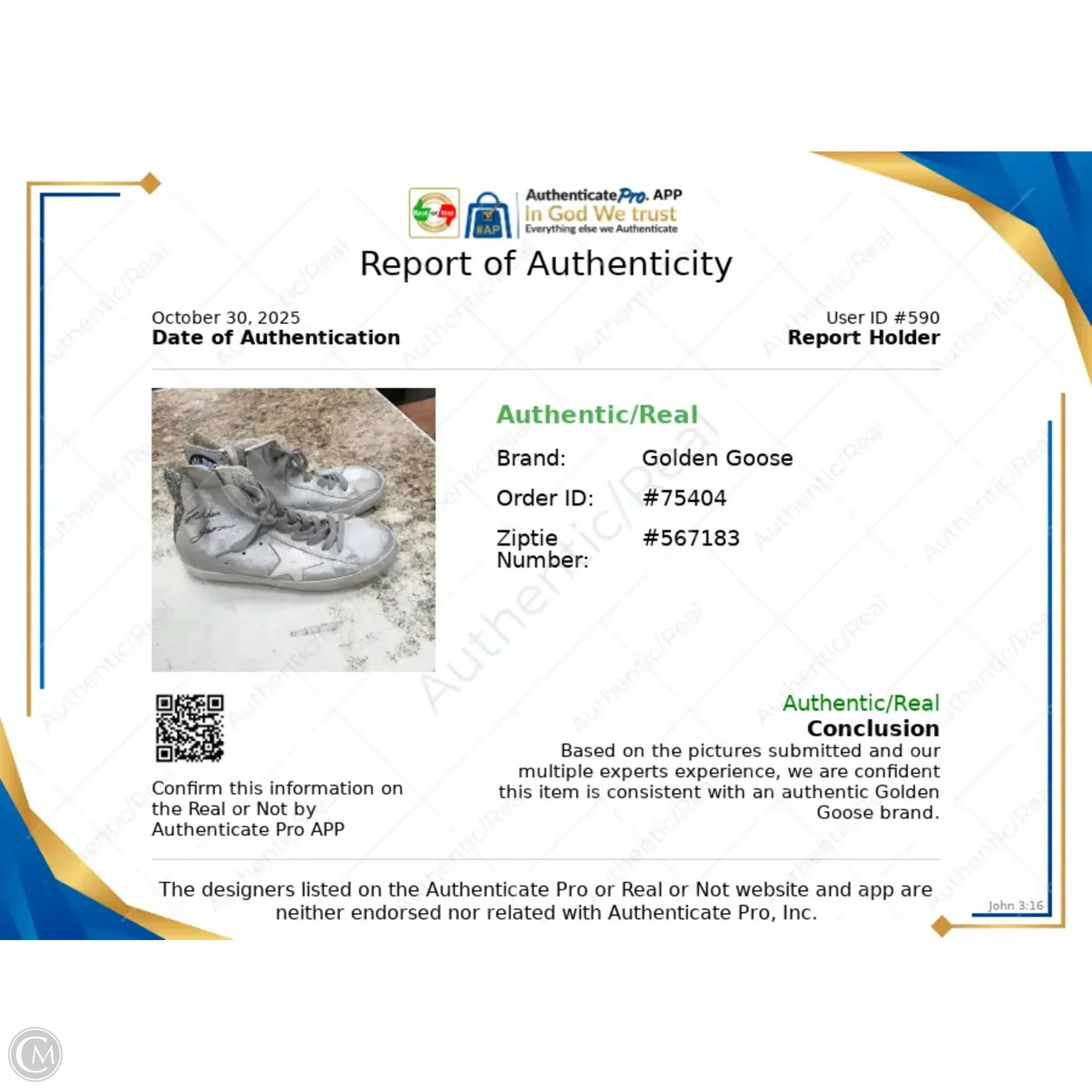 Shoes Luxury Designer By Golden Goose In Silver, Size: 5.5