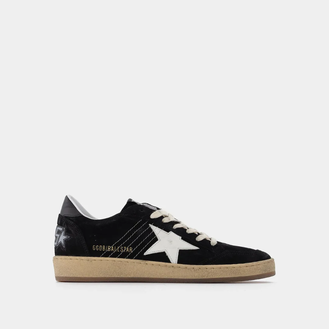 BALL STAR IN BLACK SUEDE