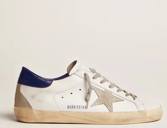 Super-Star with a suede star and blue reinforcement