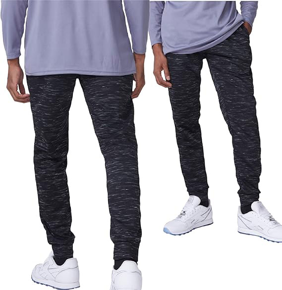 Men's athletic pants, pack of three, with pockets, suitable for men.