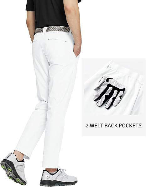 Men's golf trousers, quick-drying fabric, sizes: 30