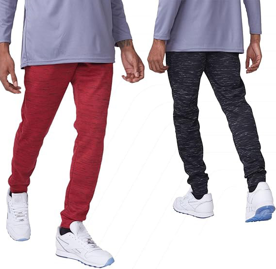 Men's athletic pants, pack of three, with pockets, suitable for men.