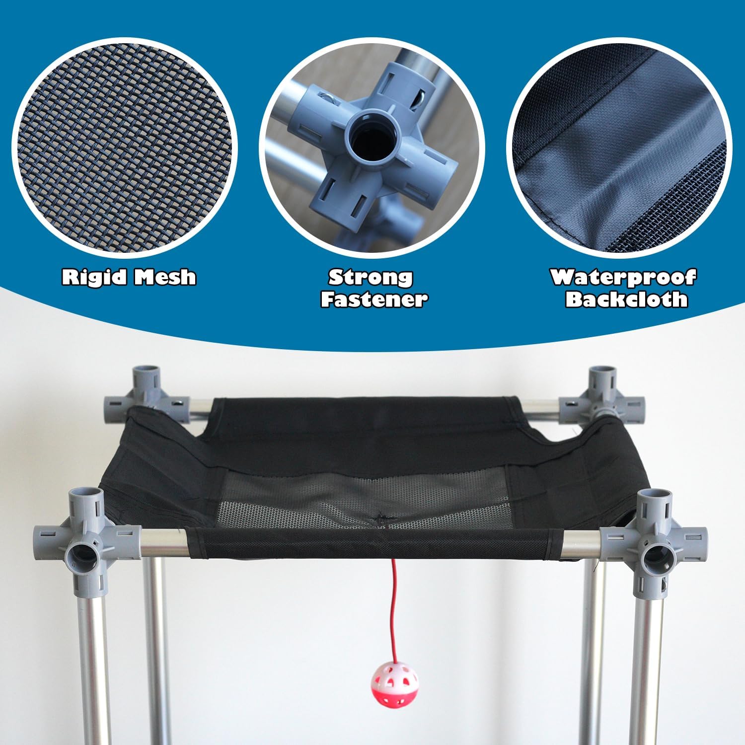 Outdoor cat enclosure, extra-large set (suitable for indoor and outdoor use)