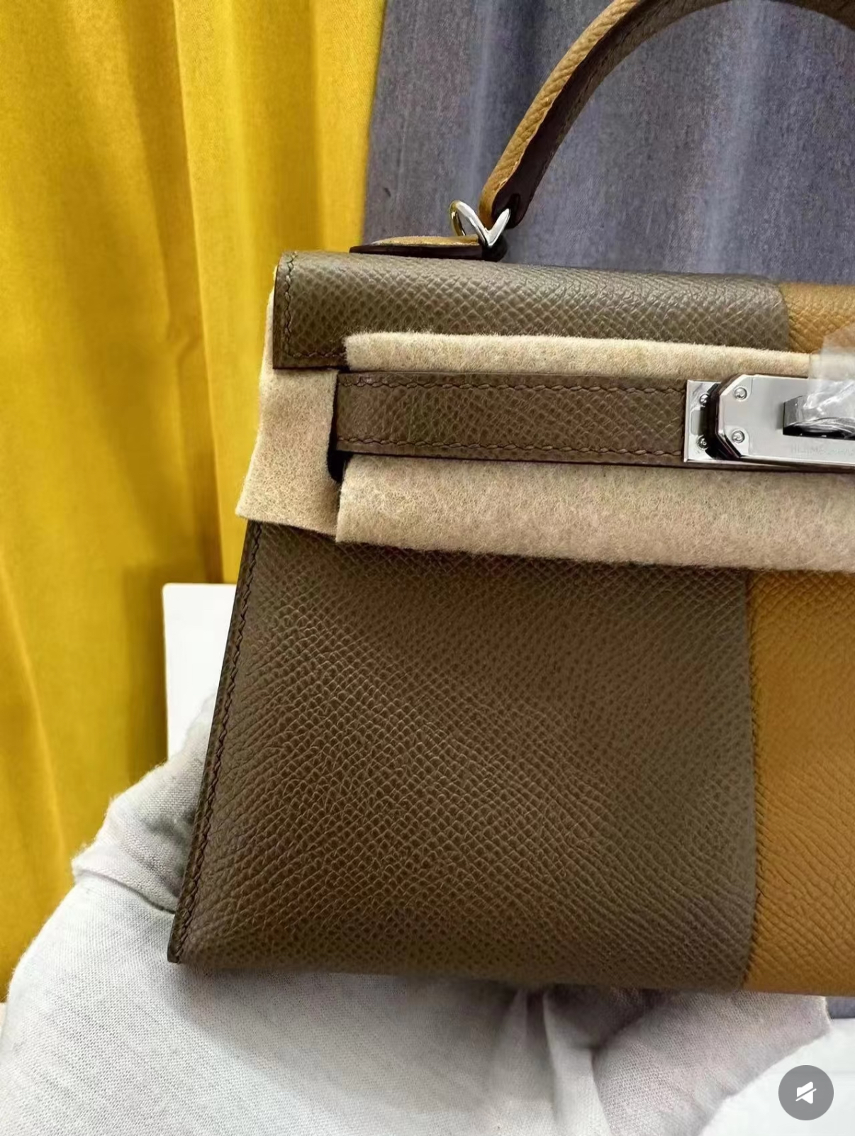 kelly mini 2 two-tone elephant gray + sesame custom - Artisantouchss