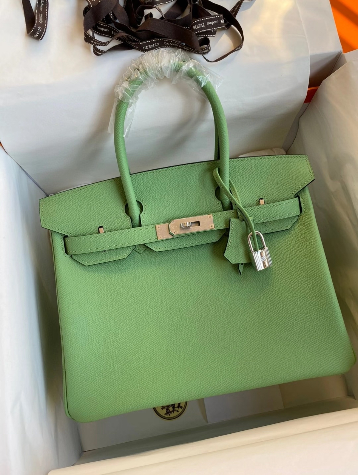 Birkin 25-30cm Vert Avocat 🥑  EPSON custom - Artisantouchss