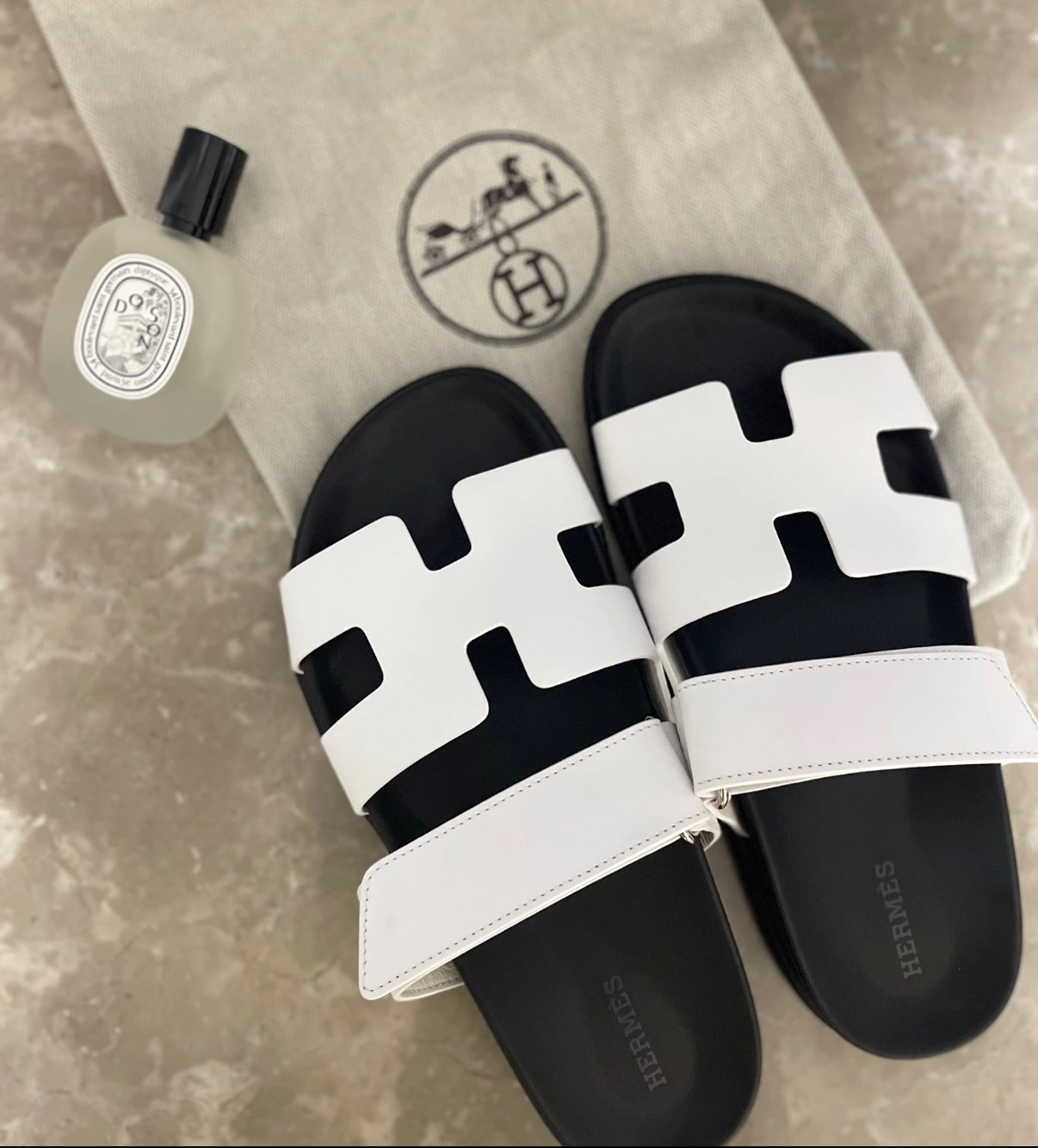 Men's slippers white - Artisantouchss