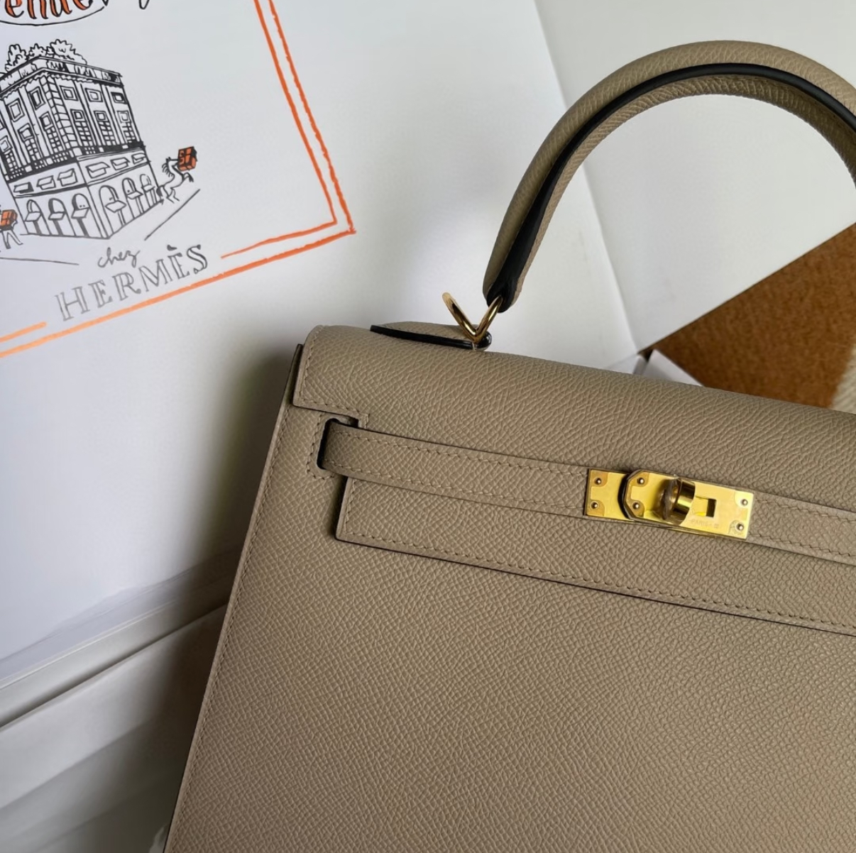 kelly 25 TOGO leather customization - Artisantouchss