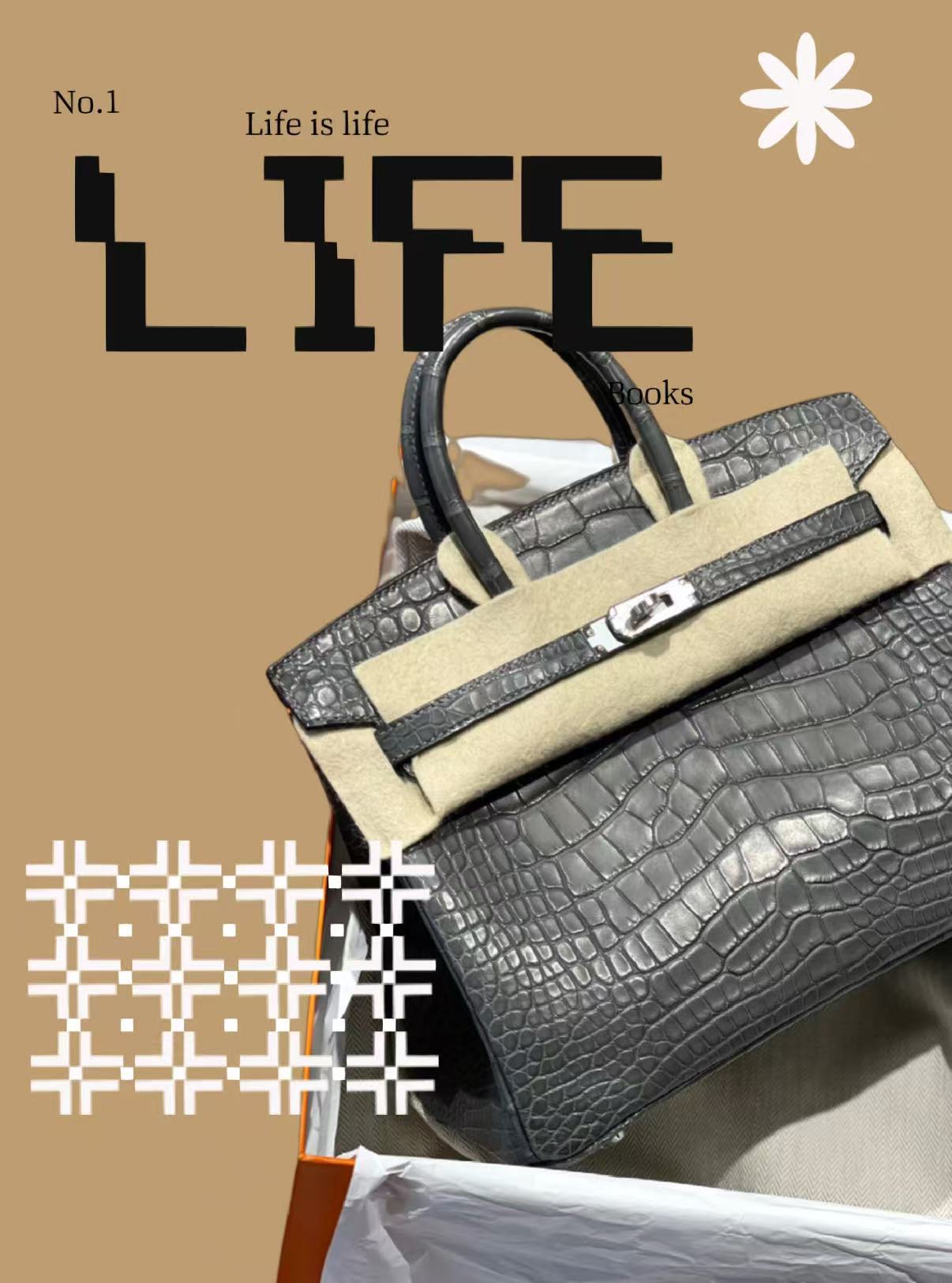 Birkin 25-30 Black Matte Crocodile Leather Custom - Artisantouchss