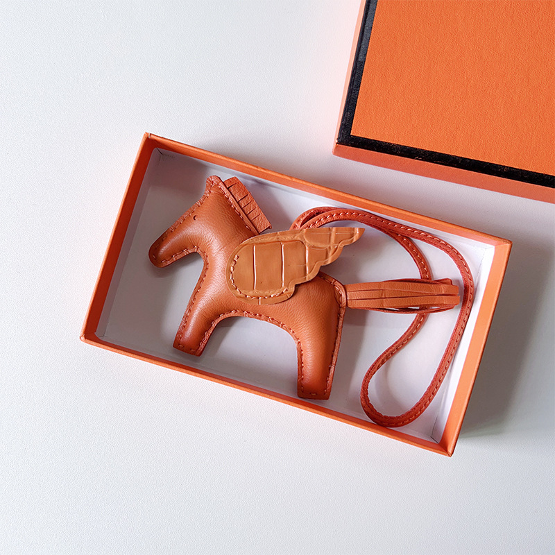 H Hand sewn pony pendant - Artisantouchss