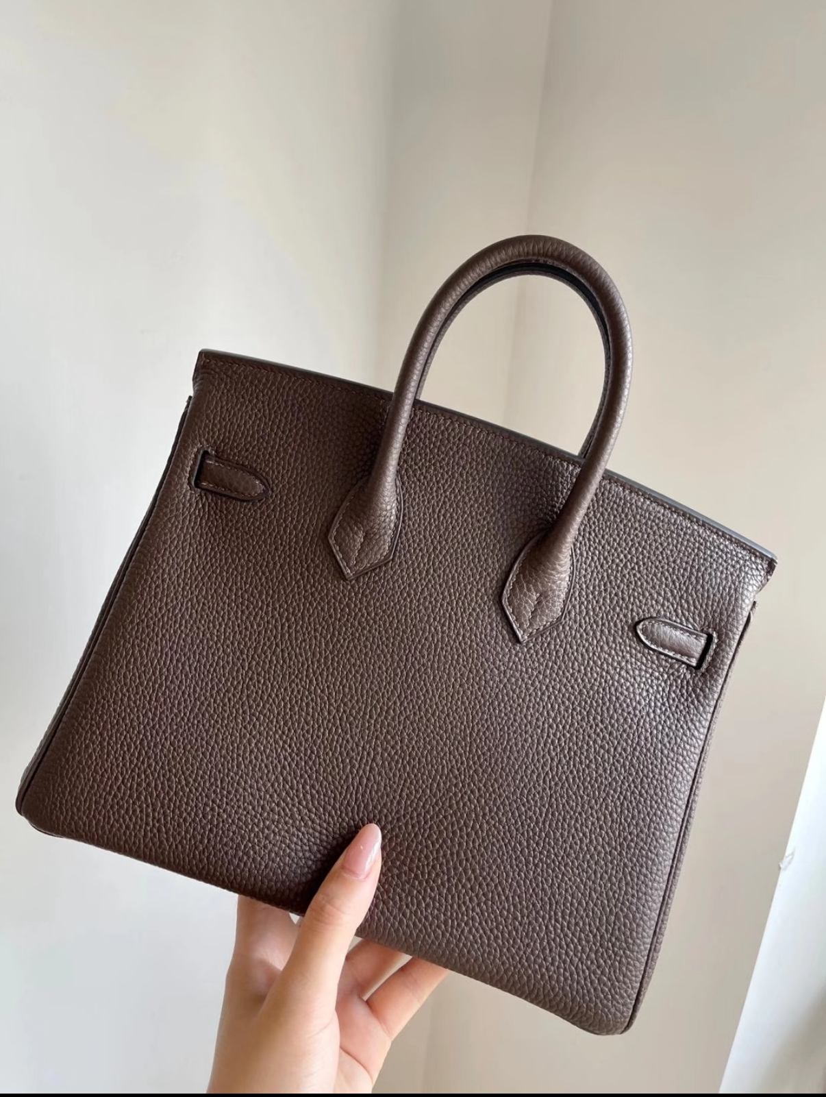 Birkin 25-35 ebony silver buckle custom - Artisantouchss