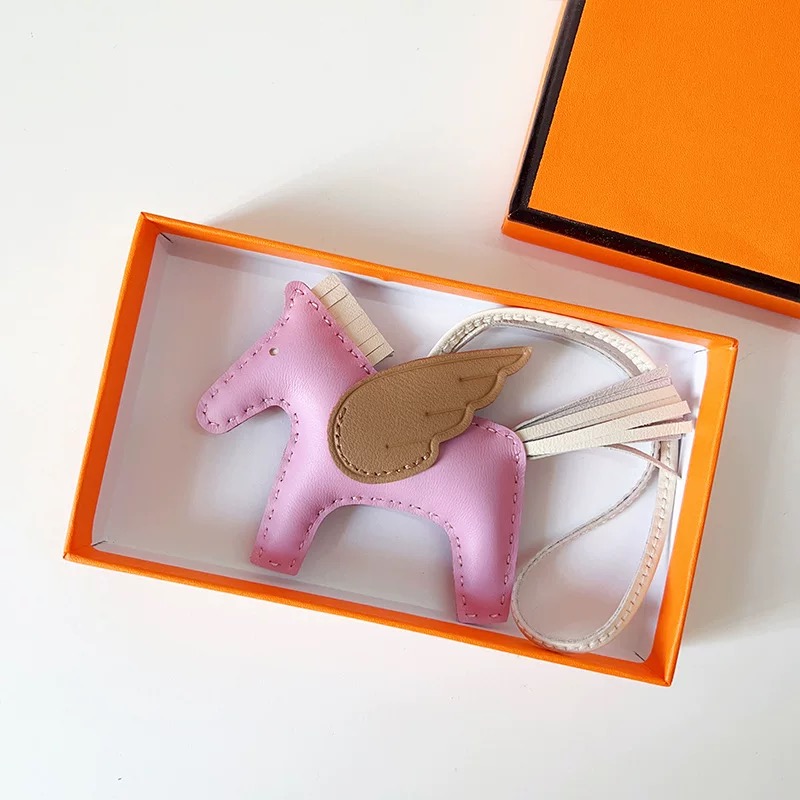 H Hand sewn pony pendant - Artisantouchss
