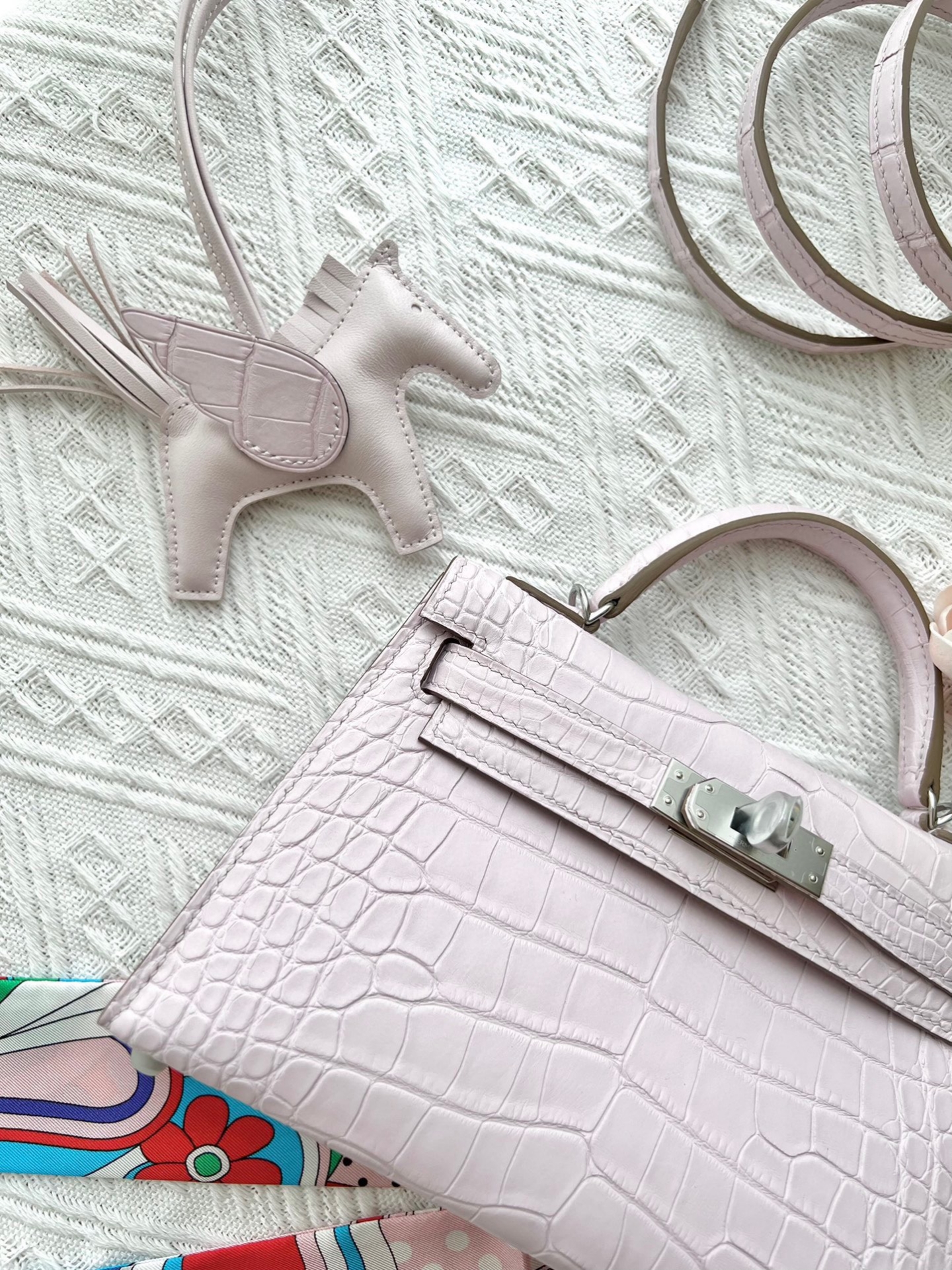 Kelly Mini 19 crocodile skin - Artisantouchss