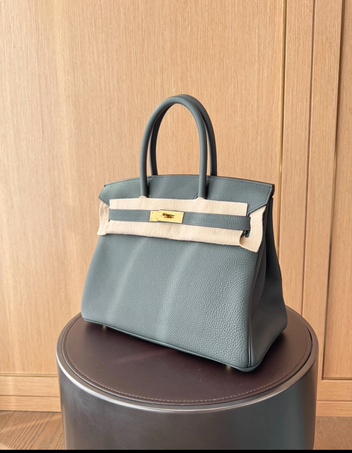 Birkin 25-35 Emerald TOGO Custom - Artisantouchss