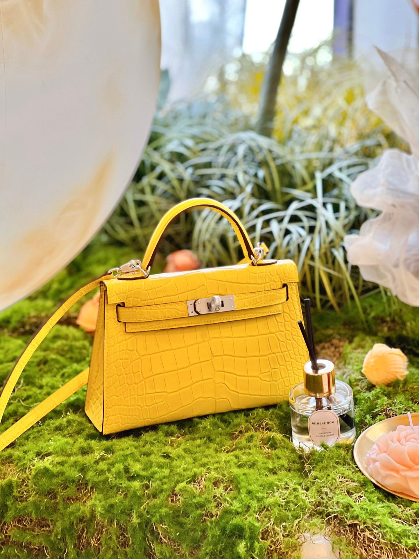 Kelly2 Mini 19 crocodile skin - Artisantouchss