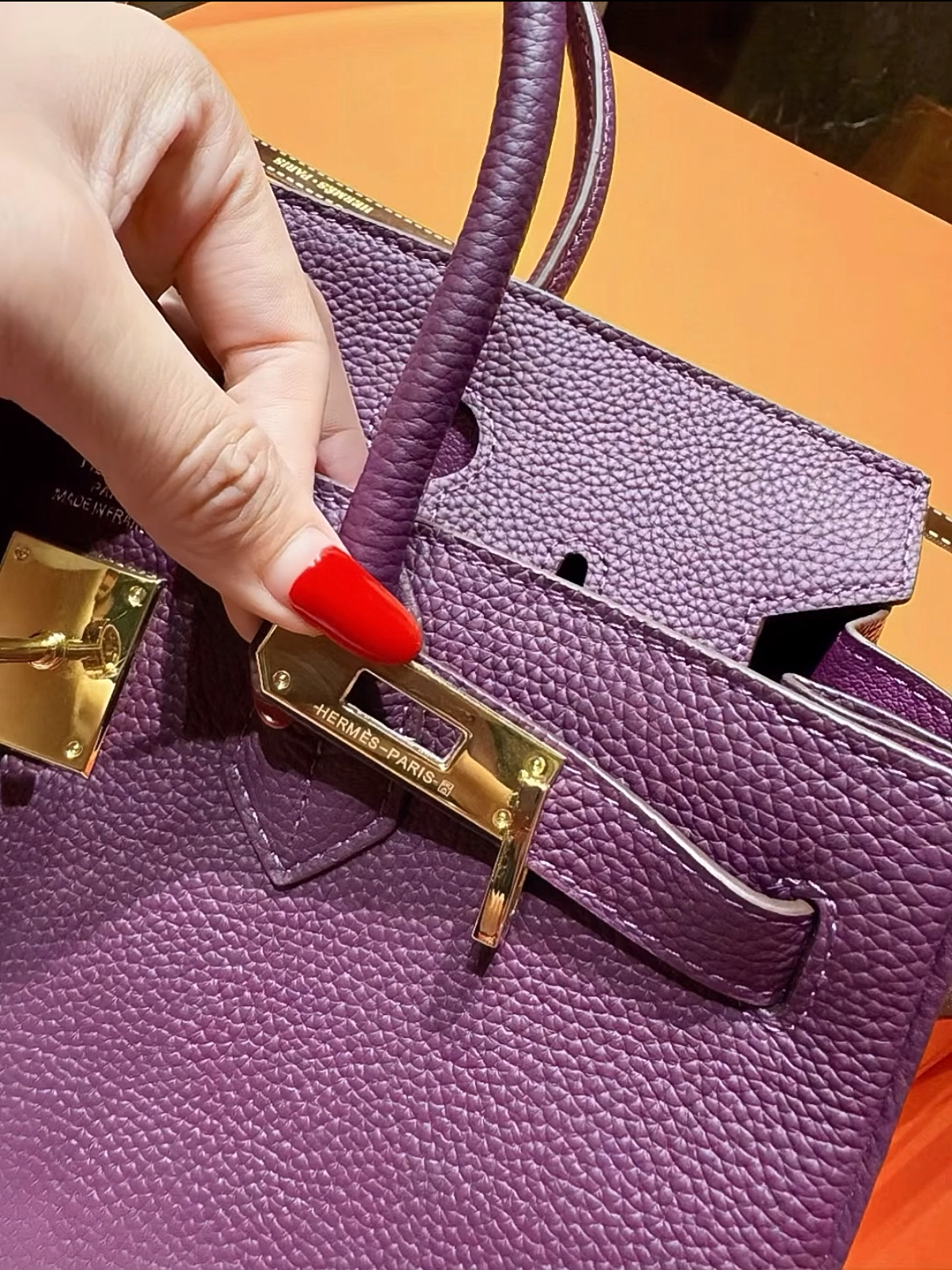 Birkin 25-35cm custom TOGO - Artisantouchss