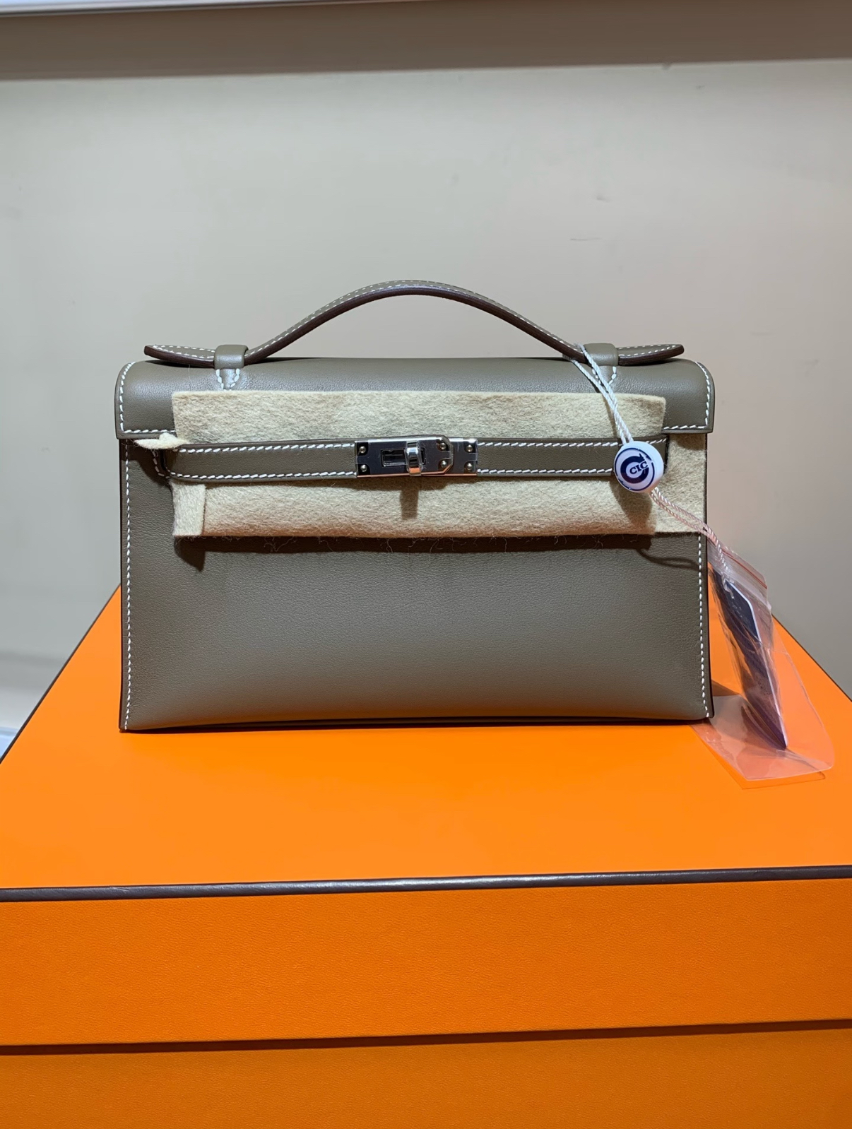 Kelly mini 1 elephant gray silver buckle custom - Artisantouchss