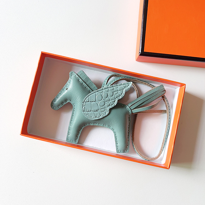 H Hand sewn pony pendant - Artisantouchss