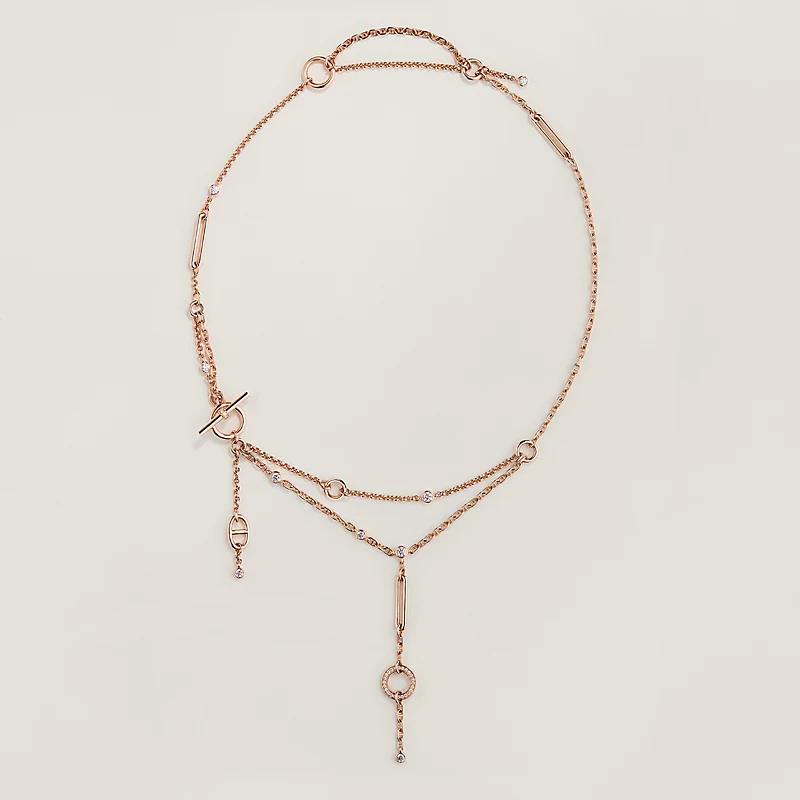 Chaine d'ancre Chaos lariat necklace - Artisantouchss